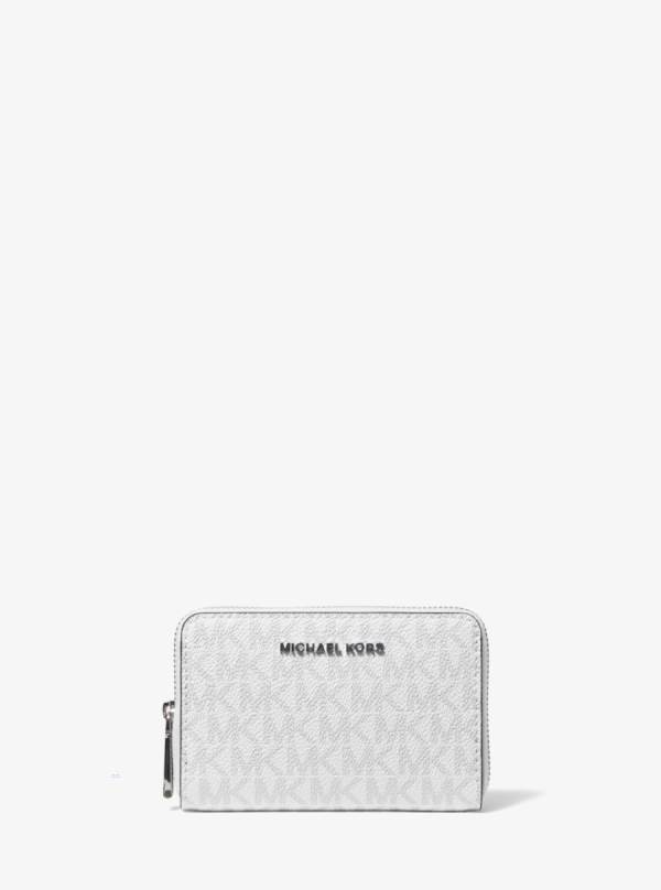 Damske Penazenky Michael Kors Small Logo Biele - Doplnky Michael Kors Nejlevnejsi | QWLIE-5893